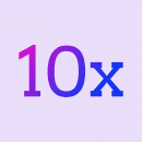 10x