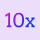 10x